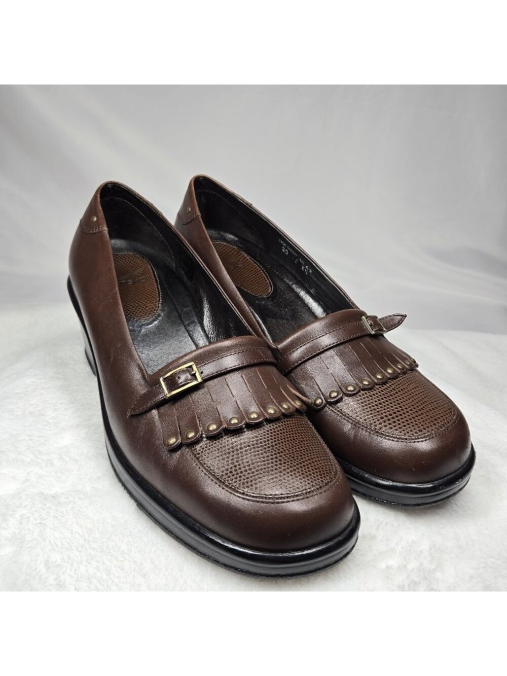 DANSKO Brown Leather Slip On Loafers Shoes Women's Size 42 US Size 10.5